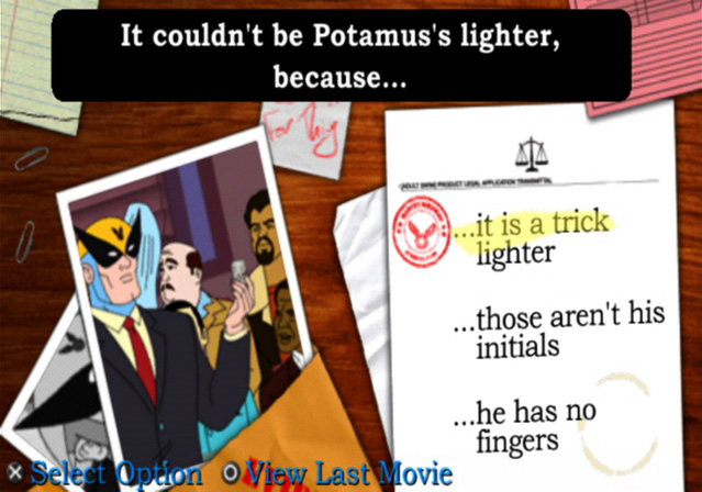 Pantallazo de Harvey Birdman: Attorney at Law para PlayStation 2