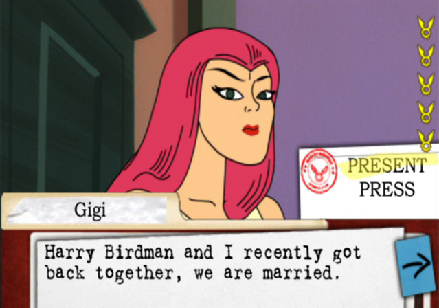 Pantallazo de Harvey Birdman: Attorney at Law para PlayStation 2