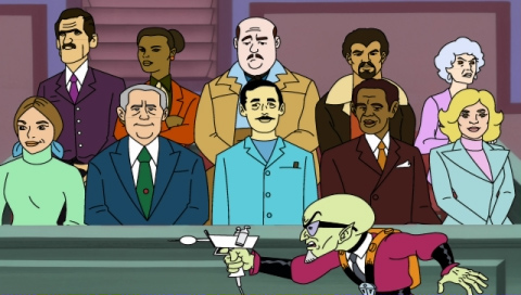 Pantallazo de Harvey Birdman: Attorney at Law para PSP