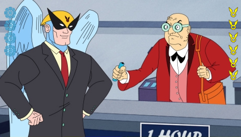 Pantallazo de Harvey Birdman: Attorney at Law para PSP