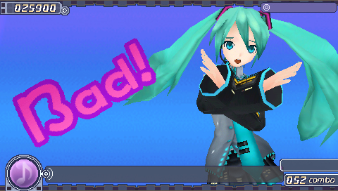 Pantallazo de Hatsune Miku - Project Diva para PSP