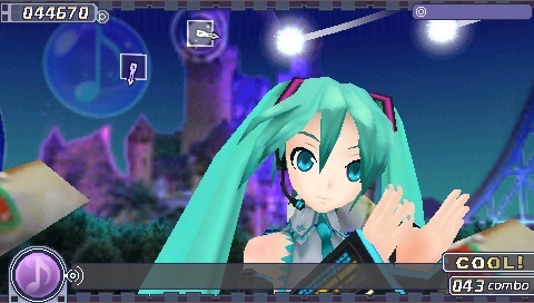 Pantallazo de Hatsune Miku - Project Diva para PSP