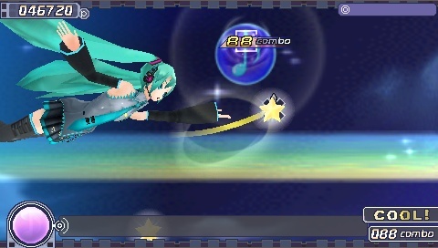 Pantallazo de Hatsune Miku - Project Diva para PSP