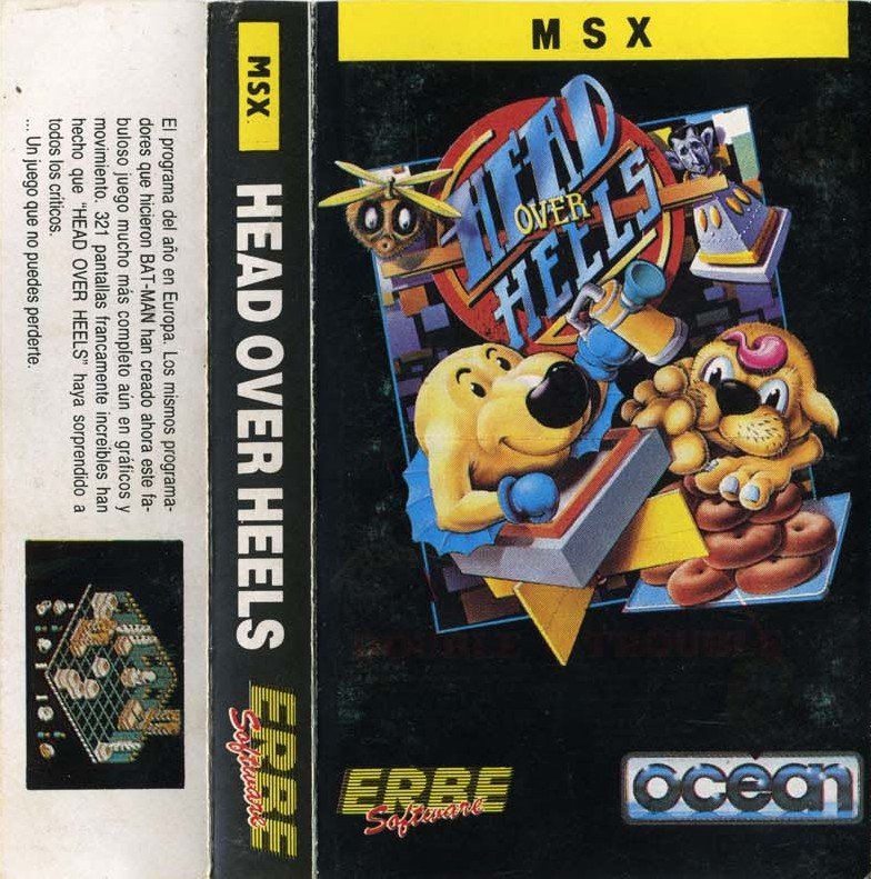 Caratula de Head over Heels para MSX