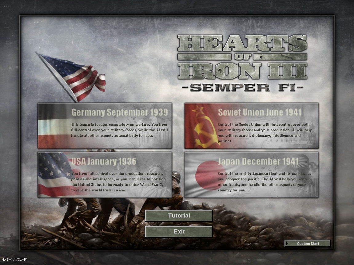 Pantallazo de Hearts of Iron III: Semper Fi para PC