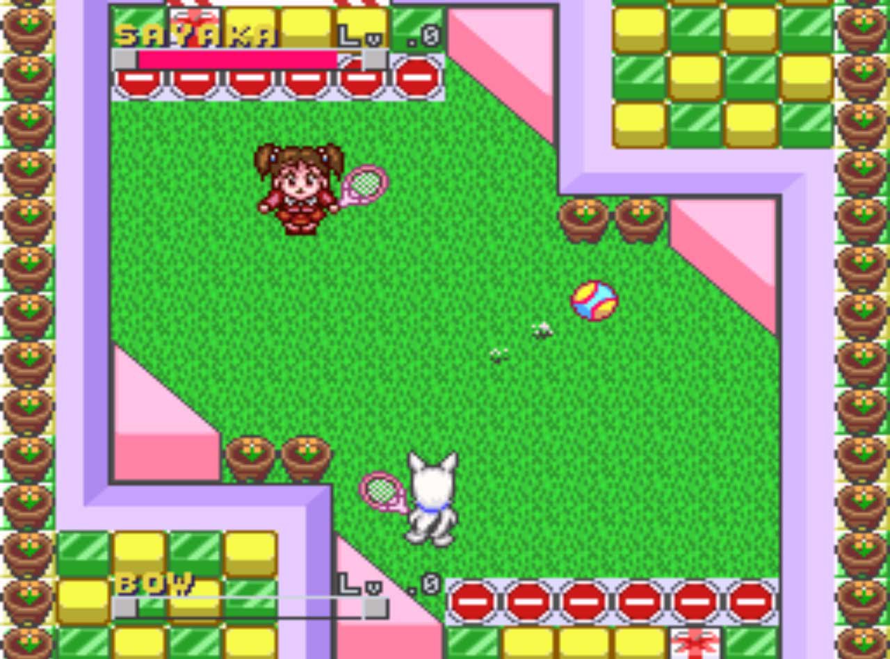 Pantallazo de Heisei Inu Monogatari Bow Pop'n Smash (Japonés) para Super Nintendo