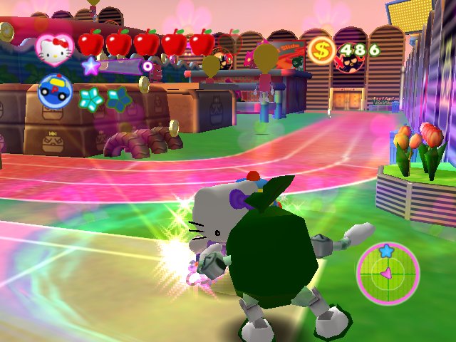 Pantallazo de Hello Kitty no PikoPiko Daisakusen (Japonés)  para PlayStation 2