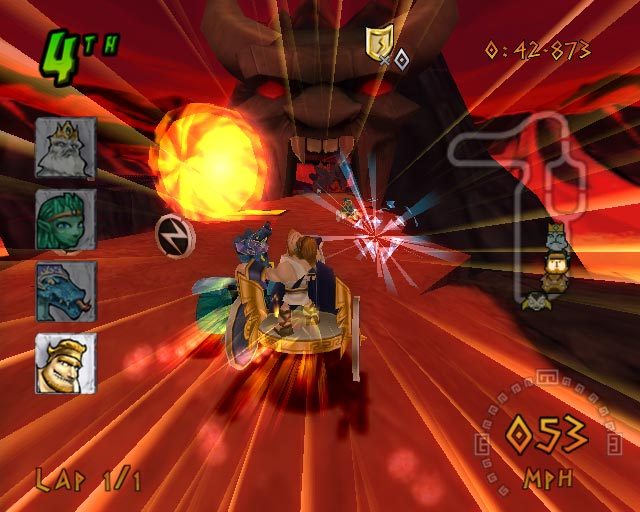 Pantallazo de Heracles Chariot Racing (Wii Ware) para Wii