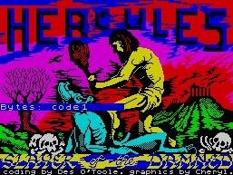 Pantallazo de Hercules: Slayer of the Damned para Spectrum