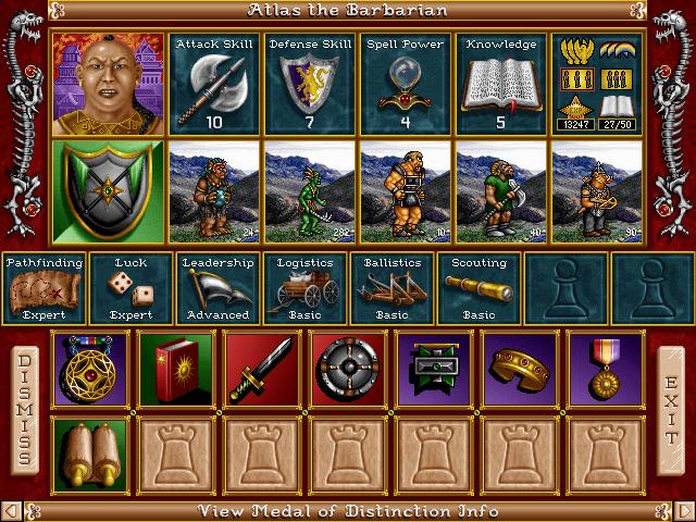 Pantallazo de Heroes of Might and Magic II: The Price of Loyalty para PC