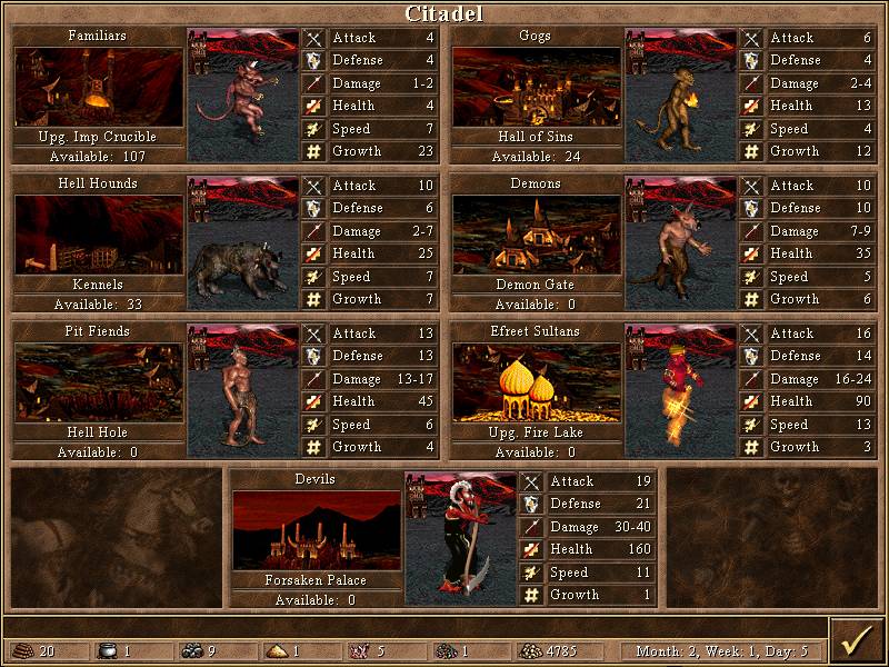 Pantallazo de Heroes of Might and Magic III: The Restoration of Erathia para PC