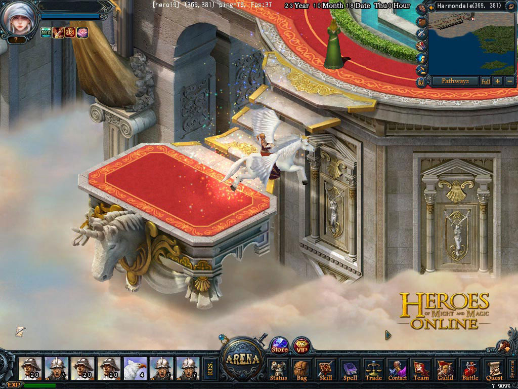 Pantallazo de Heroes of Might and Magic Online para PC