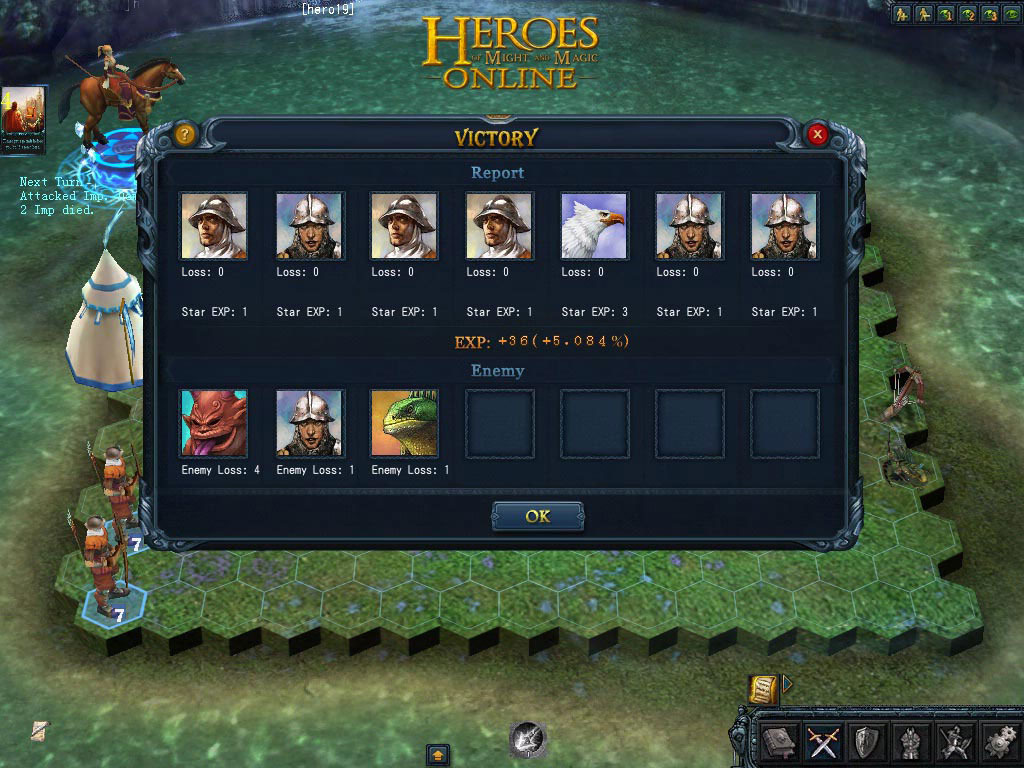 Pantallazo de Heroes of Might and Magic Online para PC
