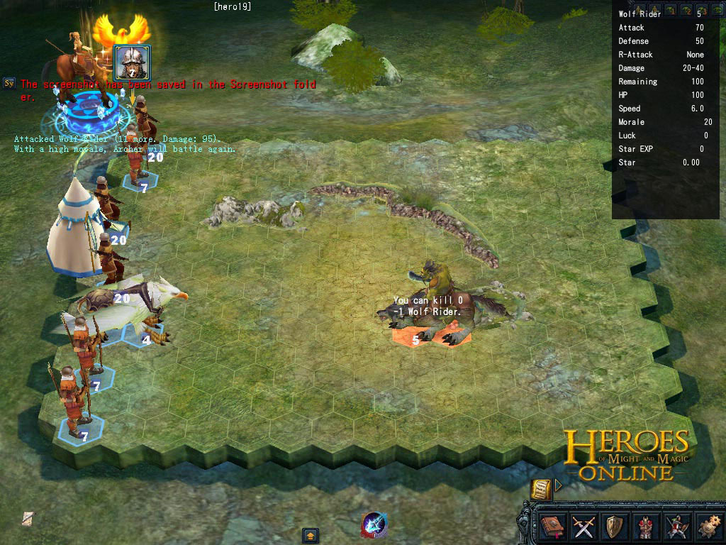 Pantallazo de Heroes of Might and Magic Online para PC
