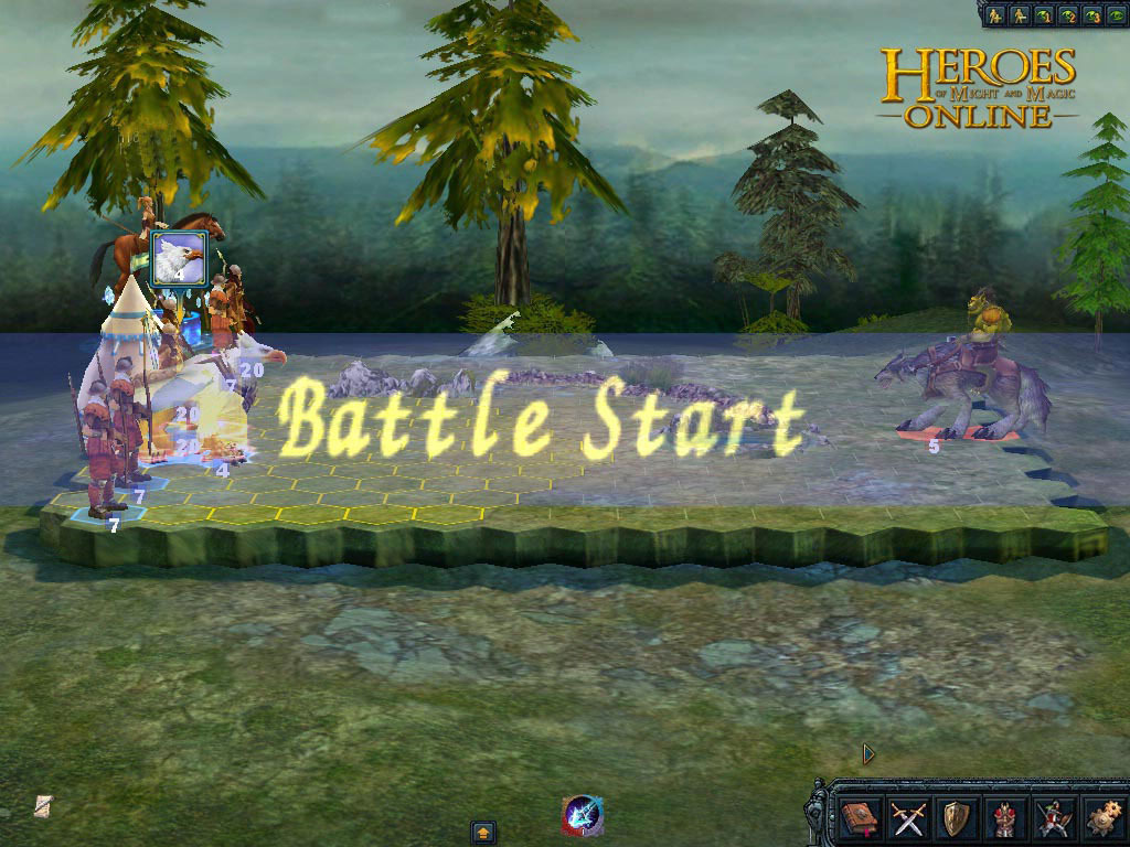 Pantallazo de Heroes of Might and Magic Online para PC