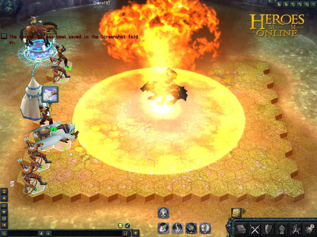 Pantallazo de Heroes of Might and Magic Online para PC