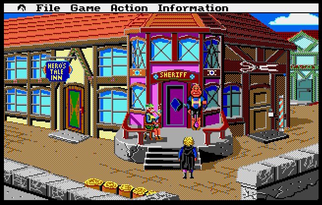 Pantallazo de Hero's Quest: So You Want To Be A Hero para Atari ST