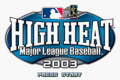 Pantallazo de High Heat Major League Baseball 2003 (Japonés) para Game Boy Advance
