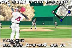 Pantallazo de High Heat Major League Baseball 2004 para Game Boy Advance