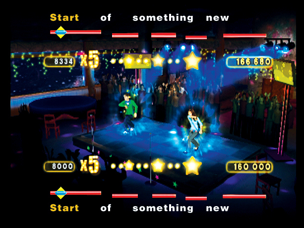 Pantallazo de High School Musical: Sing It! para PlayStation 2