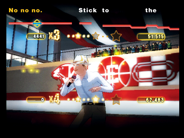Pantallazo de High School Musical: Sing It! para PlayStation 2