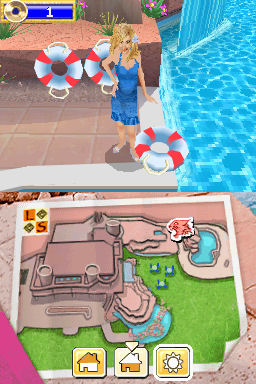 Pantallazo de High School Musical 2: Work This Out! para Nintendo DS