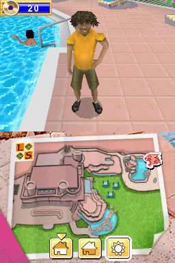 Pantallazo de High School Musical 2: Work This Out! para Nintendo DS