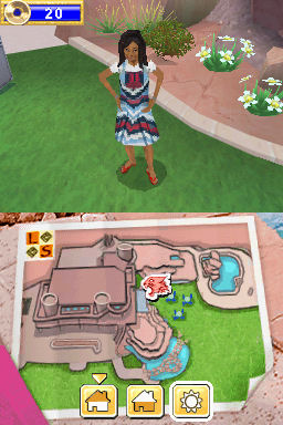 Pantallazo de High School Musical 2: Work This Out! para Nintendo DS