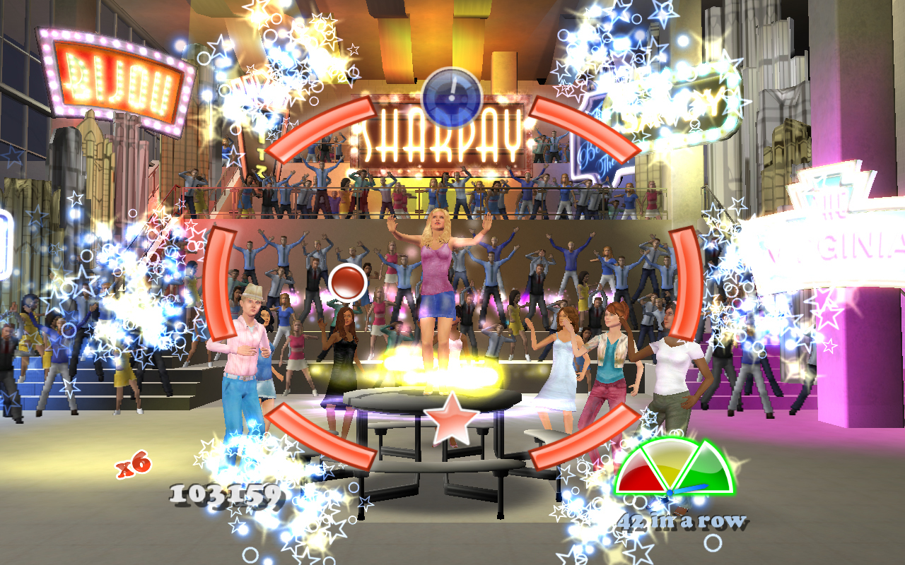 Pantallazo de High School Musical 3: Fin de Curso - Dance  para Wii
