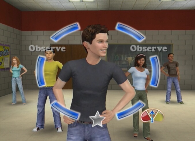 Pantallazo de High School Musical 3: Fin de Curso - Dance  para Wii