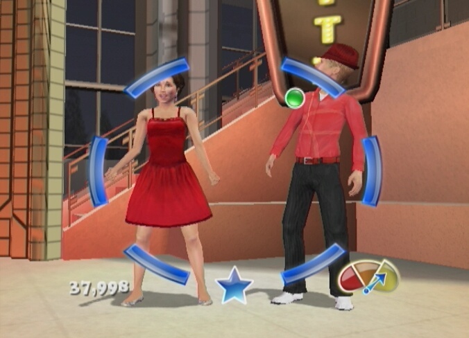 Pantallazo de High School Musical 3: Fin de Curso - Dance  para Wii