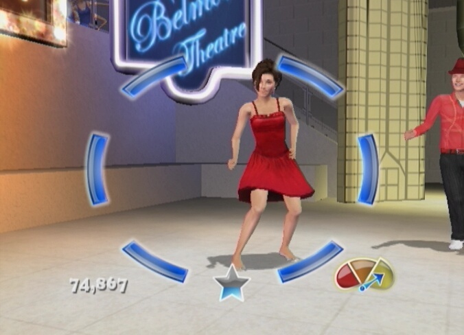 Pantallazo de High School Musical 3: Fin de Curso - Dance  para Wii