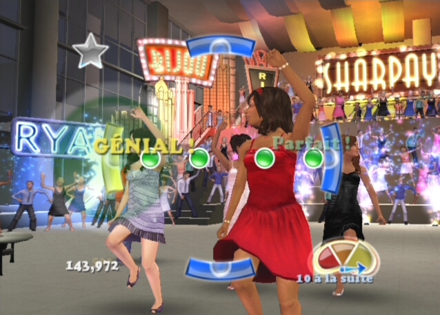 Pantallazo de High School Musical 3: Fin de Curso - Dance para PlayStation 2
