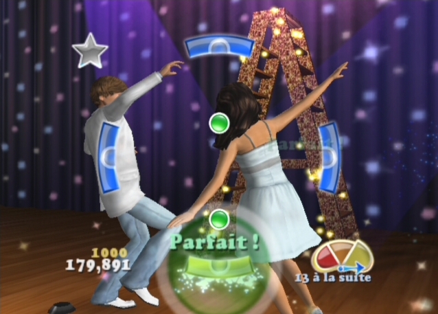 Pantallazo de High School Musical 3: Fin de Curso - Dance para PlayStation 2