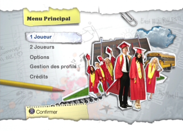 Pantallazo de High School Musical 3: Fin de Curso - Dance para PlayStation 2