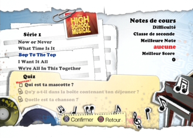 Pantallazo de High School Musical 3: Fin de Curso - Dance para PlayStation 2