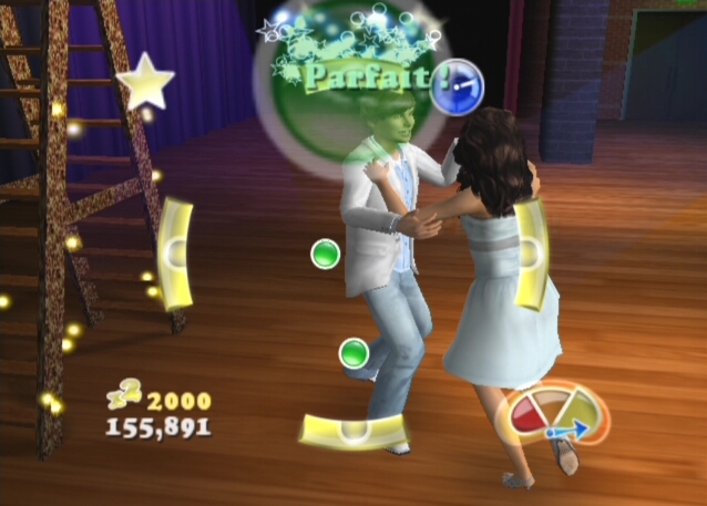 Pantallazo de High School Musical 3: Fin de Curso - Dance para PlayStation 2