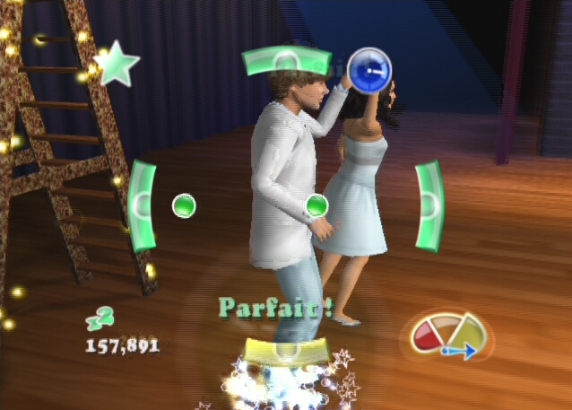 Pantallazo de High School Musical 3: Fin de Curso - Dance para PlayStation 2