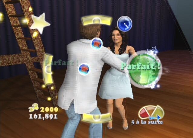 Pantallazo de High School Musical 3: Fin de Curso - Dance para PlayStation 2