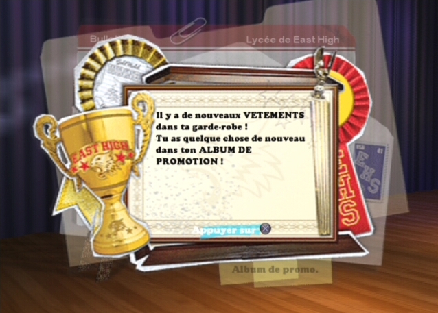 Pantallazo de High School Musical 3: Fin de Curso - Dance para PlayStation 2