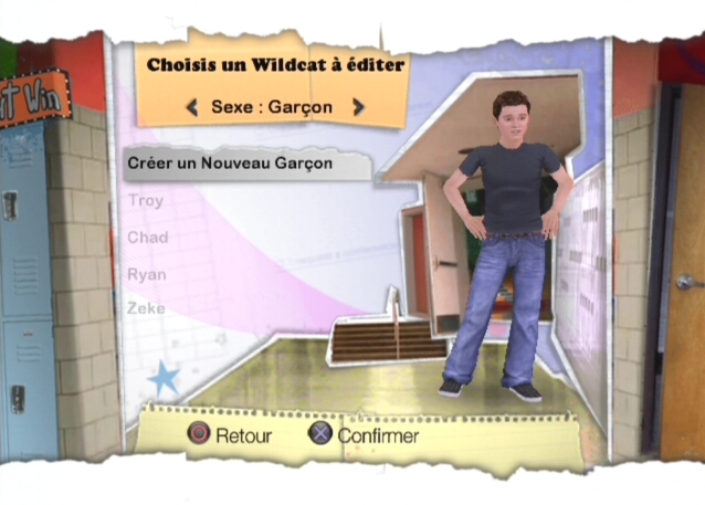 Pantallazo de High School Musical 3: Fin de Curso - Dance para PlayStation 2
