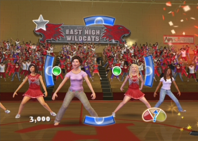 Pantallazo de High School Musical 3: Fin de Curso - Dance para PlayStation 2