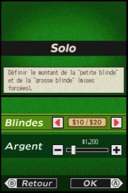Pantallazo de High Stakes Texas Holdem (Dsi Ware) para Nintendo DS