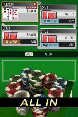 Pantallazo de High Stakes Texas Holdem (Dsi Ware) para Nintendo DS
