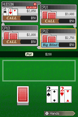 Pantallazo de High Stakes Texas Holdem (Dsi Ware) para Nintendo DS