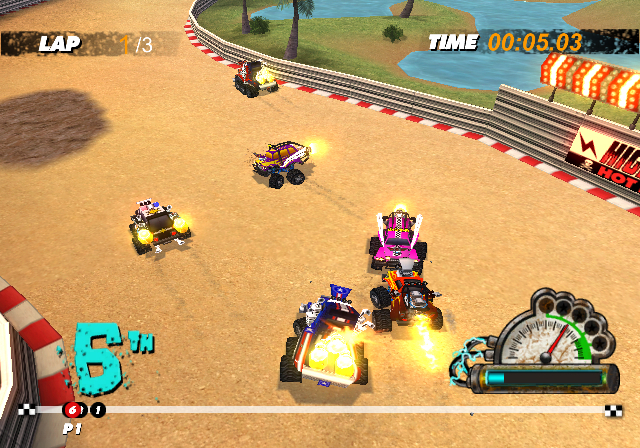 Pantallazo de High Voltage Hot Rod Show (Wii Ware) para Wii