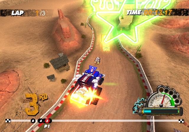 Pantallazo de High Voltage Hot Rod Show (Wii Ware) para Wii