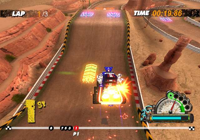 Pantallazo de High Voltage Hot Rod Show (Wii Ware) para Wii