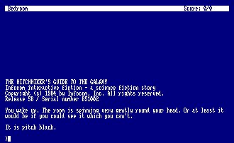 Pantallazo de Hitchhiker's Guide To The Galaxy, The para Amstrad CPC