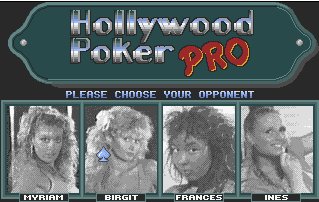 Pantallazo de Hollywood Poker Pro para Atari ST